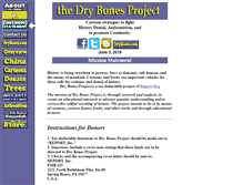 Tablet Screenshot of drybonesproject.com